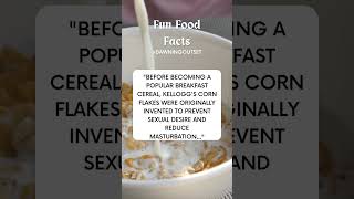 Cereal Never Felt So Weird... #weirdfoodfacts