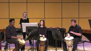 UWG Percussion Ensemble - Subterraneous World Premiere - with guest composer Jamie Thierman