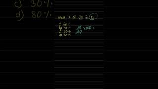 Percentage problem | #time #aptitude #bank #banknifty #ssc #maths