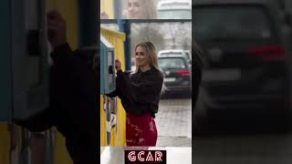 Baby washes her BMW #shorts #car #trend #girl