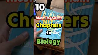 Biology ke 10 sbse important chapters!?🤫🤯 #neet #neet2025 #mbbs #physicswallah #biology