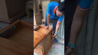 DIY Wooden Furniture with TWO Lock  TWO Hidden Drawers #furniture #hidden #virals #viralvideo