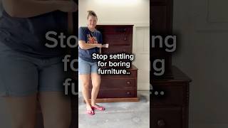 Before and after furniture flip! Don’t ❤️ it?! #furnitureflip #homedecor #furnituremakeover