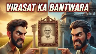 "विरासत का बंटवारा | Emotional Kahani | Hindi Cartoon Story | Dream Stories | Moral Story | Bedtime 