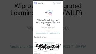 #wiprowilp #wipronews #wiprooffcampus #offcampusjobs2023 #wipro_news  #wipronews