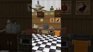 Minecraft interior design - Part 1 : kitchen #minecraft #minecraftdesign #shorts