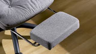 Blisswood Office Chair Ergonomic Executive Best Grey Desk Chairs UK