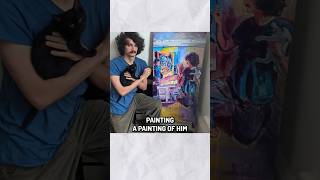 this guy loves painting of herself by painting #painting #problemsolve