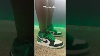 Back to school sneaker rotation