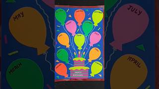 Birthday Chart for Classroom #birthdaychart #diy #howtomake #charts