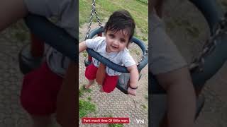 Outdoor masti of Agam #little man swing ride#grown up swing ride # pavgursoni