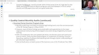 SC Housing Audit & Finance Committee Meeting Nov 5, 2025