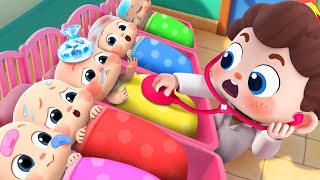 Ten Little Babies Boo Boo Song | Take Care of Babies | Nursery Rhyme & Kids Song | BabyBus