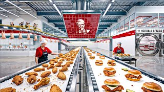KFCのチキンが工場とレストランでどのように作られるか