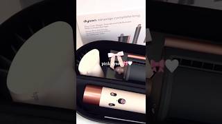 Dyson airwrap rose gold 🎀✨ #dyson #beauty #aesthetic #makeup #pinkpinkpink #pinkaesthetic #yt