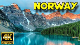 Norway 4K Drone Scenery Video - Scenic Relaxation Film - Calming Music
