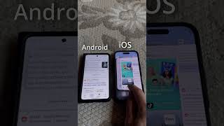 Android vs. iOS - App Switcher Swiping  #androidvsios #android #ios #smartphone