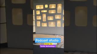 how to design podcast studio #interiordesign #podcaststudio