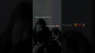 Mention your childhood friend 😍 | #childhoodmemories #shortvideo #ytshorts