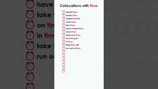 collocations With time #StudyCollocations, #CollocationAnalysis, #EffectiveStudyHabits,