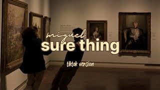 Miguel - Sure Thing (tiktok version)  |  Lirik Terjemahan Indonesia