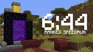 6:44 Ranked Speedrun