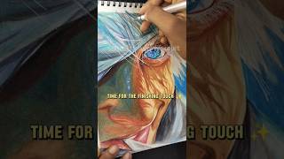 Trying realism for the first time!|Gojo Satoru|Gojo Drawing|Realistic Anime Art|Jujutsu Kaisen#short