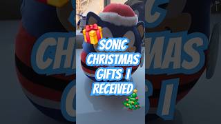 Sonic stuff I got for Christmas 🎄
