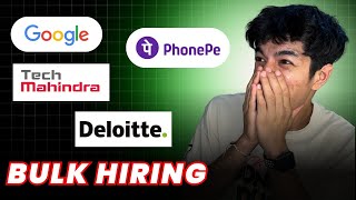 Tech Mahindra , Deloitte, Maersk BulkHiring | OFF Campus Drive For 2022 - 2027 Batch | Fresher Jobs