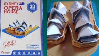 How to Assemble Sydney Opera House 3D PUZZLE