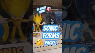 Finally, I found the Sonic Forms Pack in stock at Target! & there were multiple on the shelf 🤯