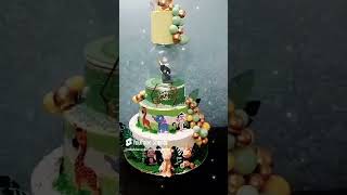 Animal theme cake #animalthemecake#newghiblitrend#ghibliart#viralshorts#akshitacooking&bakery