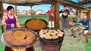 Mutton Keema Paratha Unlimited Street Food Mutton Parotta Hindi Kahani Moral Stories Comedy Video