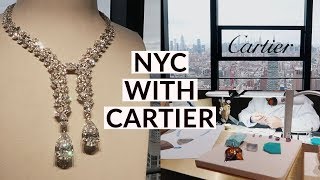 VLOG 6: NYC WITH CARTIER, HIGH JEWELRY SHOPPING & RINGING NASDAQ BELL | JAIME XIE