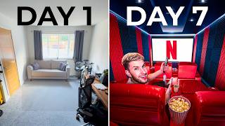 I Transformed My Room into a SECRET Movie Theatre!