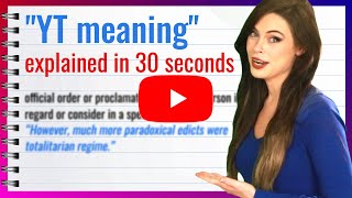 What Does YT Meaning Slang Mean? 🎥 Explained in 30 Seconds