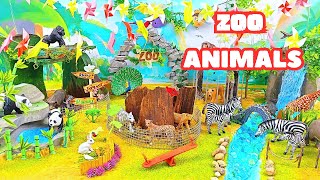動物園のジオラマを作って学ぼう | 子ども向けDIY | 動物の名前と鳴き声