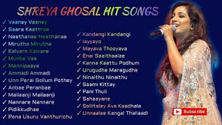 Shreya Ghoshal Tamil Hits | Shreya Ghoshal All Time Favourite songs |   Audio Song~Tamil Songs Vol1.