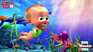 Baby's Underwater Adventure! Kids Rhyme - Exploring the Ocean World! | Fun Kids Rhymes Compilation