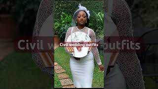 Civil wedding outfit inspo #civilwedding #civilweddingdresses #civilweddingdress #courtweddinggown