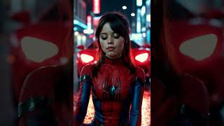 Jenna Ortega Becomes Spider-Woman? 🔥 New Marvel Hero Look Revealed!