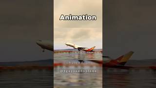 Animation Vs. Real Footage | Asiana Airlines 214 #sad #asianaairlines #b777 #aviation #avgeek