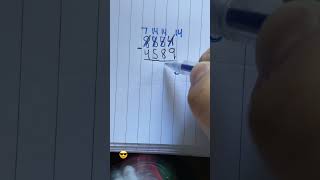 #subtraction #study #studygram #asvab #asvabmathhelp #viralshort #shortfeed #feed #learn #mathstrick