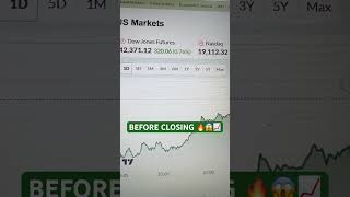 US MARKET MORNING🥵📉VS BEFORE CLOSING🔥😱📈#usmarket #usmarketnews #stockmarket #trending #usa