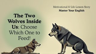 The Two Wolves Inside Us – Choose Which One to Feed | Motivational Storytelling |Master your English