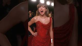 Hot Taylor Swift in a Sexy Red Dress at the 2025 Grammy Awards
