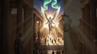 "Whispers Between Realms: An Angel’s Passage"...