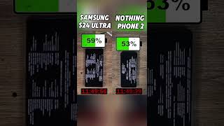 Samsung S24 Ultra vs Nothing Phone 2🔋The Most INTENSE Battery Test ! Who Will Win?#shorts#viralvideo