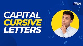 cursive capital letters. capital letters. cursive letters. @Skilldevelopment200