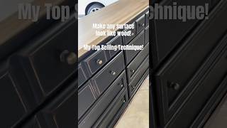 Make Any Surface Look Like Wood | My Top Selling Technique #furnitureflipper
